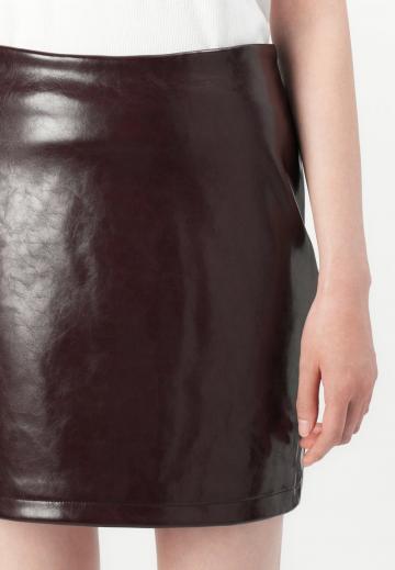 Кожаная юбка