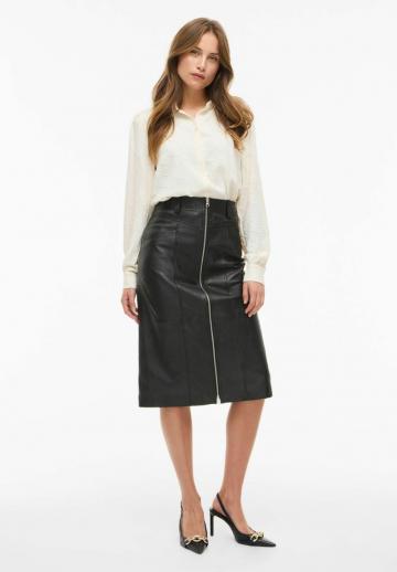 Кожаная юбка
