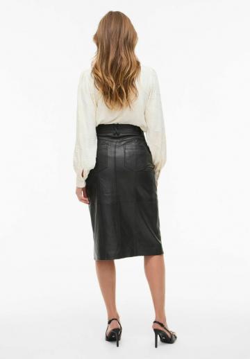 Кожаная юбка