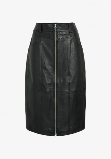 Кожаная юбка