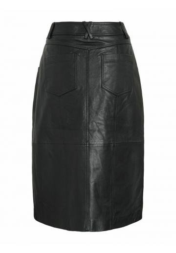 Кожаная юбка