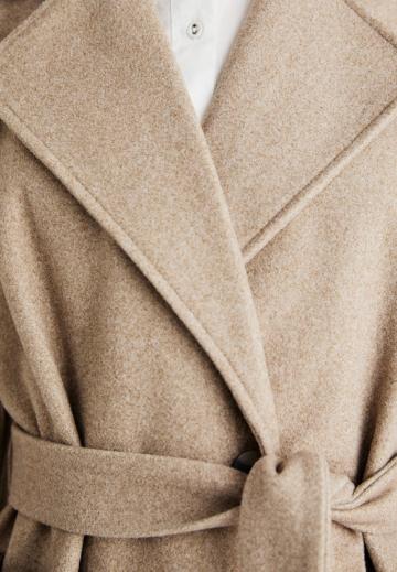 Шерстяное пальто