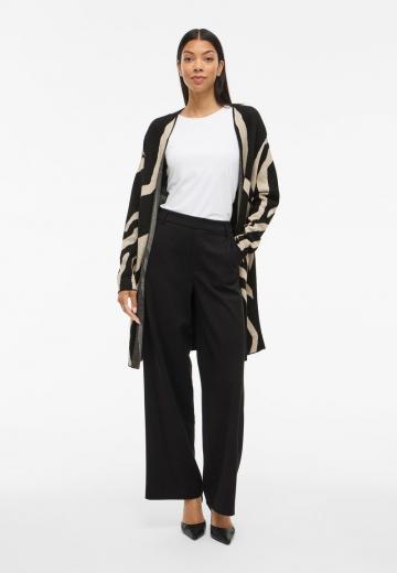 Жаккардовая вязаная кофта