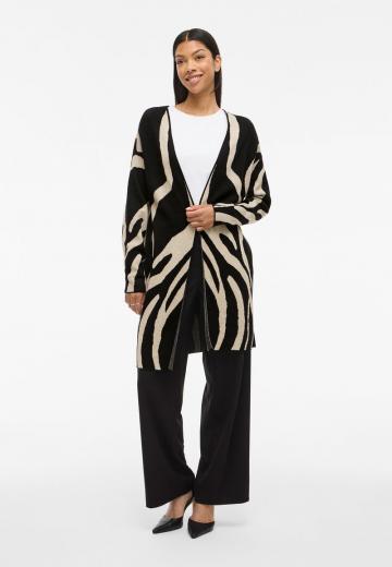 Жаккардовая вязаная кофта