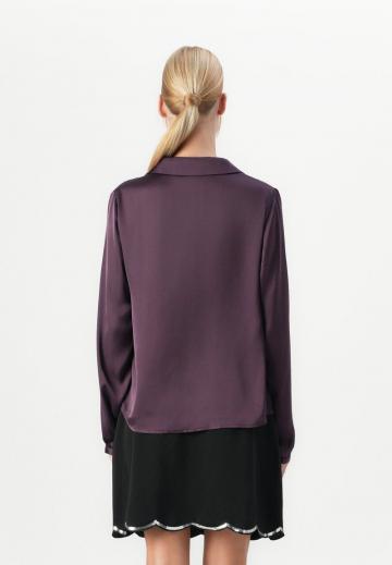 Атласная блузка
