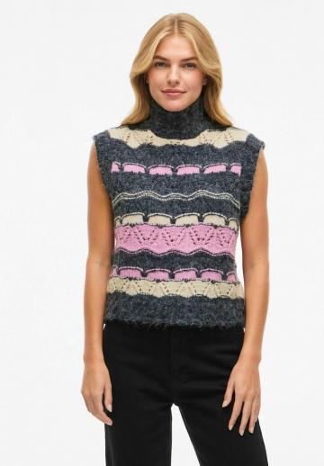 Пуловер без рукавов