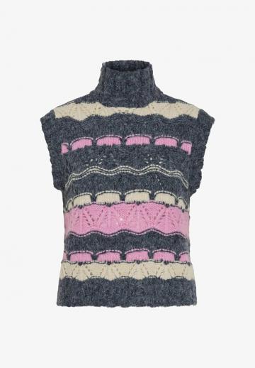 Пуловер без рукавов