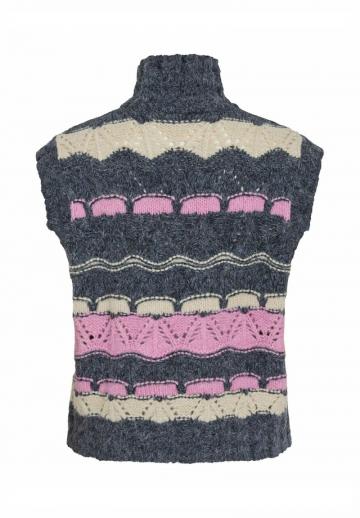 Пуловер без рукавов