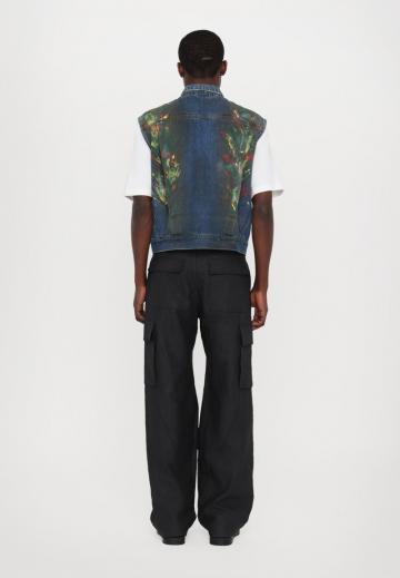 Джинсовая жилетка