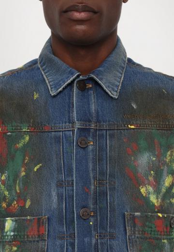 Джинсовая жилетка