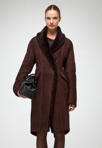 Кожаное пальто