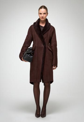 Кожаное пальто