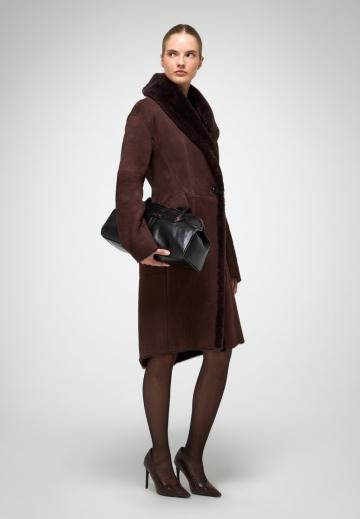 Кожаное пальто