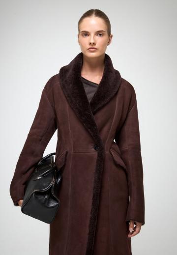 Кожаное пальто