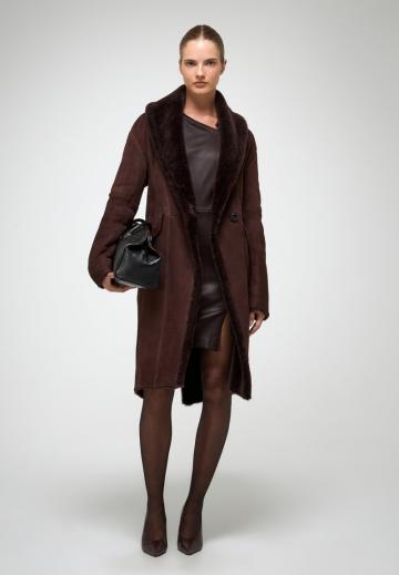 Кожаное пальто