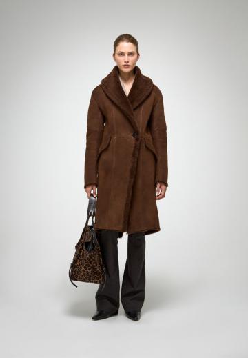 Кожаное пальто