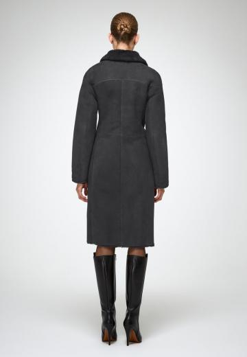 Кожаное пальто