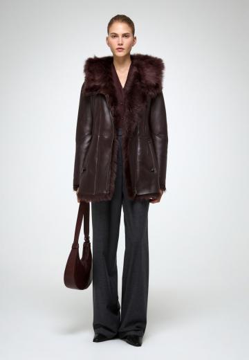 Кожаное пальто