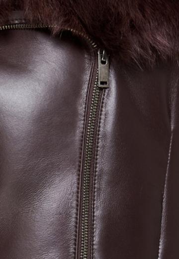 Кожаное пальто