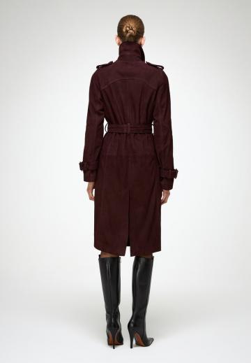 Кожаное пальто