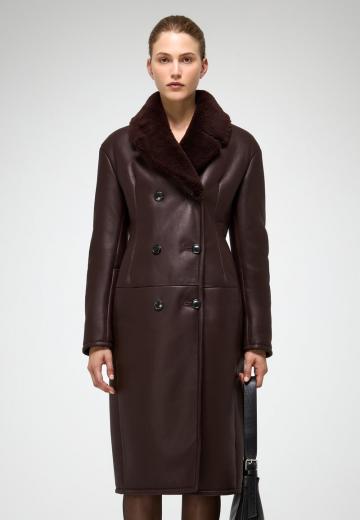 Кожаное пальто