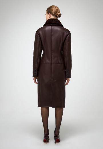 Кожаное пальто