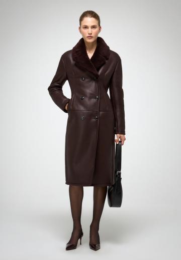 Кожаное пальто
