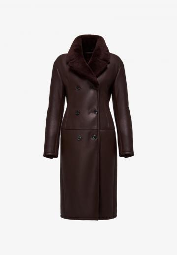 Кожаное пальто
