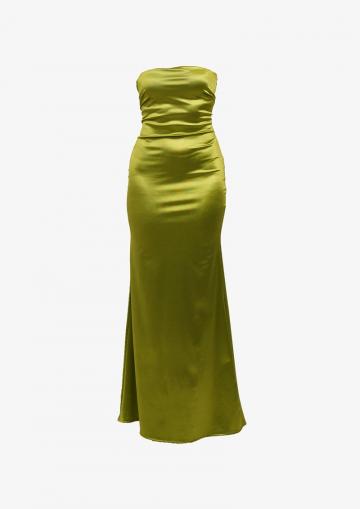 Платье без бретелек