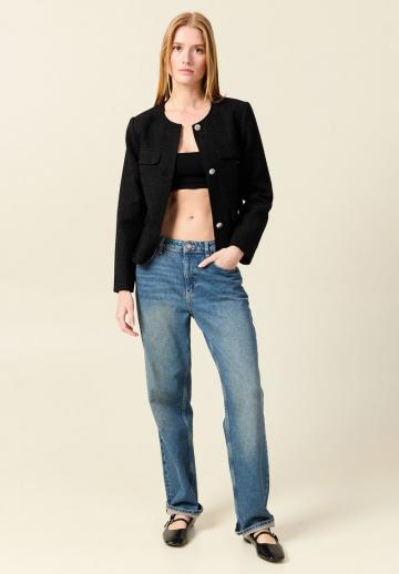 Блейзер с накладными карманами