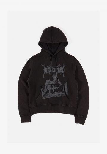 Пуловер с капюшоном