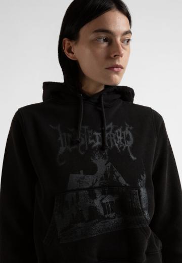 Пуловер с капюшоном