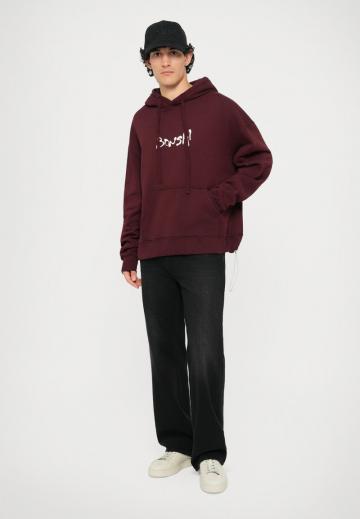 Пуловер с капюшоном