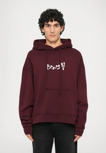 Пуловер с капюшоном