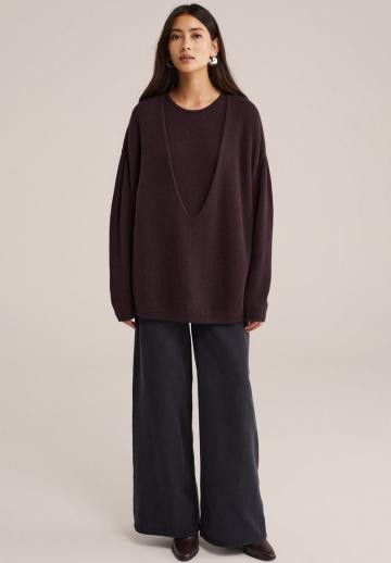 Длинный пуловер