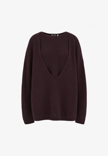 Длинный пуловер