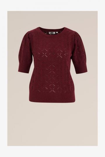 Пуловер с коротким рукавом