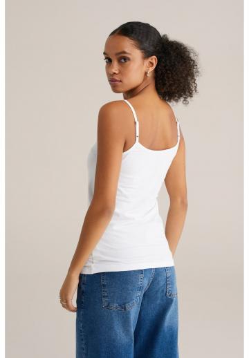 Топ на бретельках