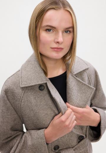 Шерстяное пальто