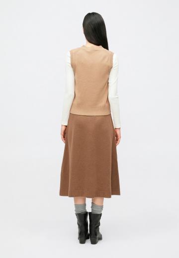 Пуловер без рукавов