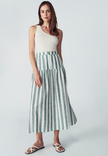 Юбка с воланами