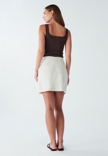 Юбка с накладными карманами