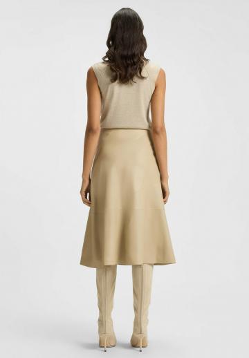 Кожаная юбка