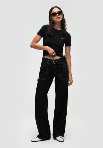 Клешеные джинсы