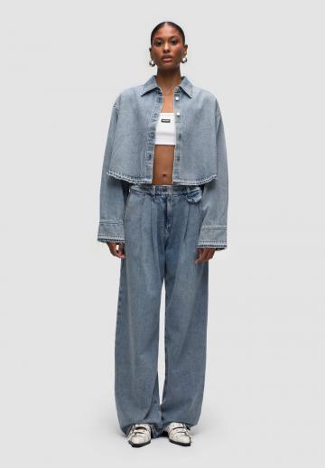 Джинсовая блузка