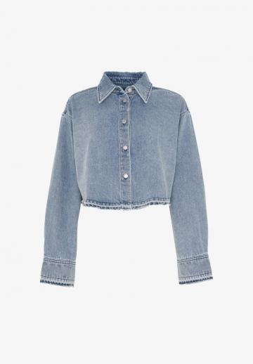 Джинсовая блузка