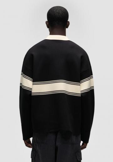 Поло с длинным рукавом