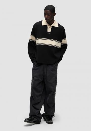 Поло с длинным рукавом