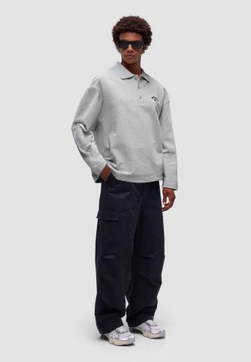 Поло с длинным рукавом