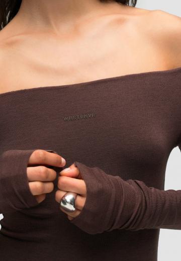 Вязаное платье